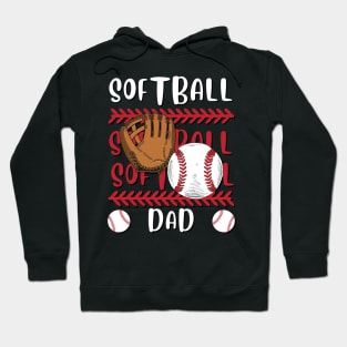 My Favorite Softball Player Calls Me Dad Gift for Softball Father daddy Hoodie